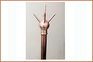 MS Copper Bonded Conventional type Lightning Arrester In Gujarat